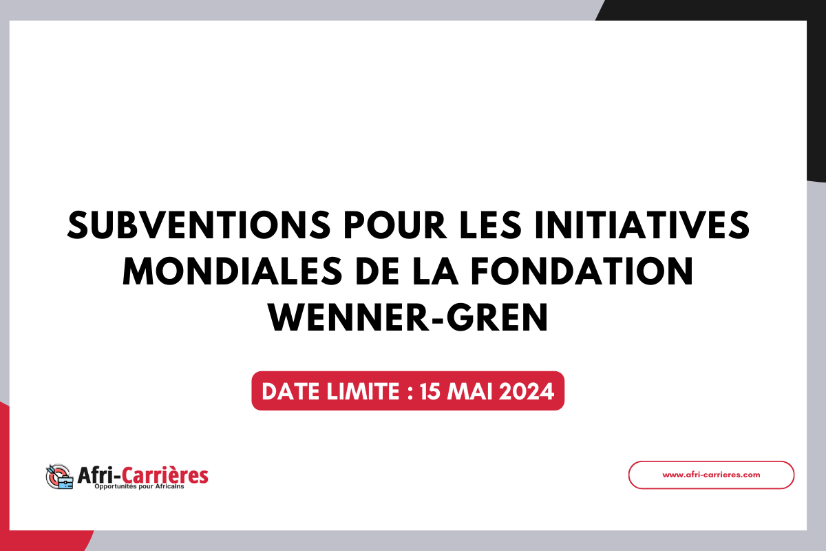 subventions Fondation Wenner Gren