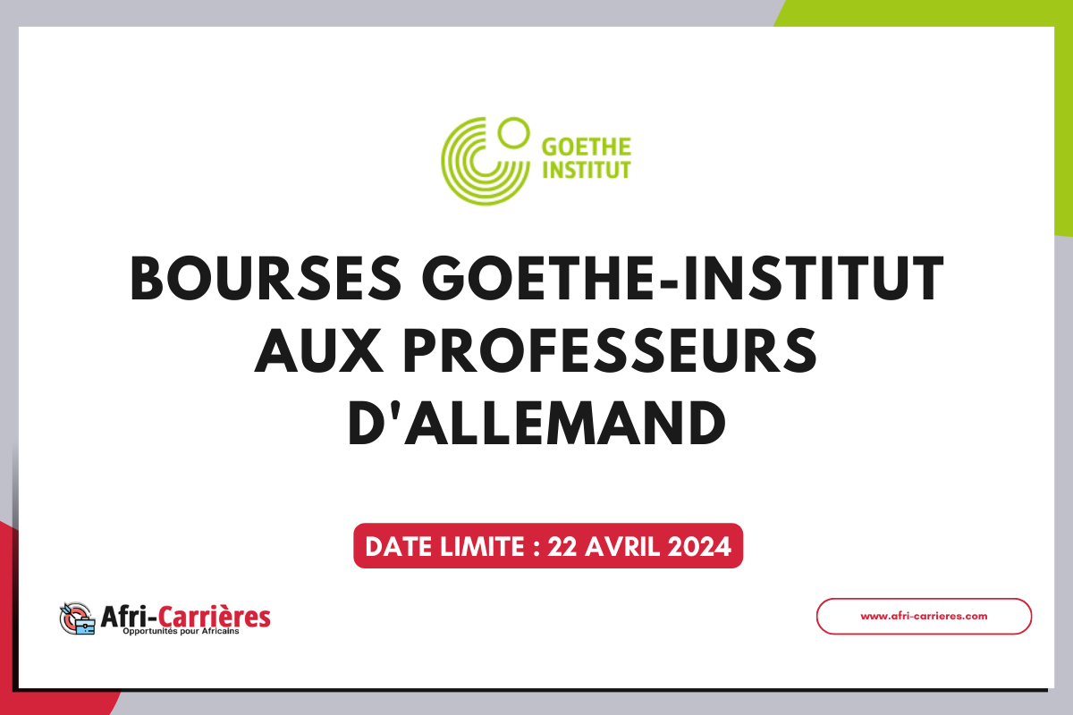 Bourses Goethe Institut aux professeurs dallemand