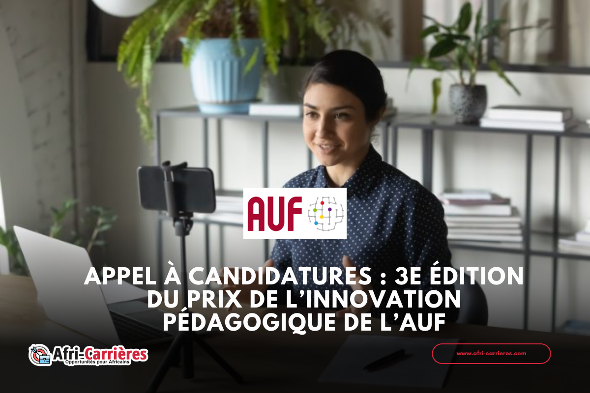 Appel a candidatures 3e edition du Prix de lInnovation pedagogique