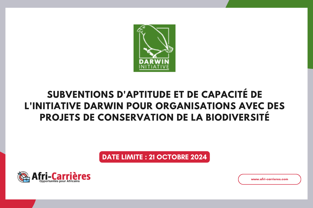 Subventions dAptitude et de capacite de lInitiative Darwin