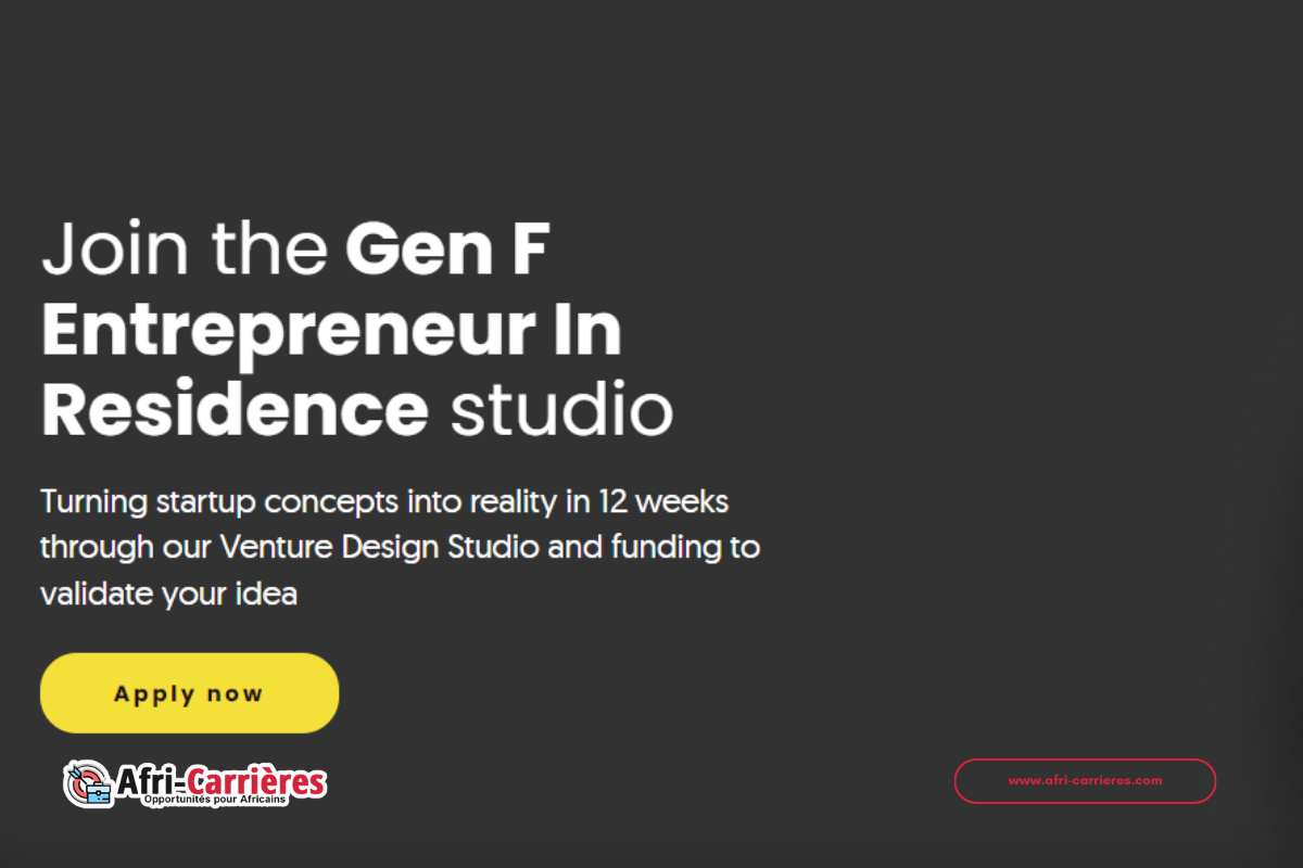 programme Gen F Entrepreneur In Residence