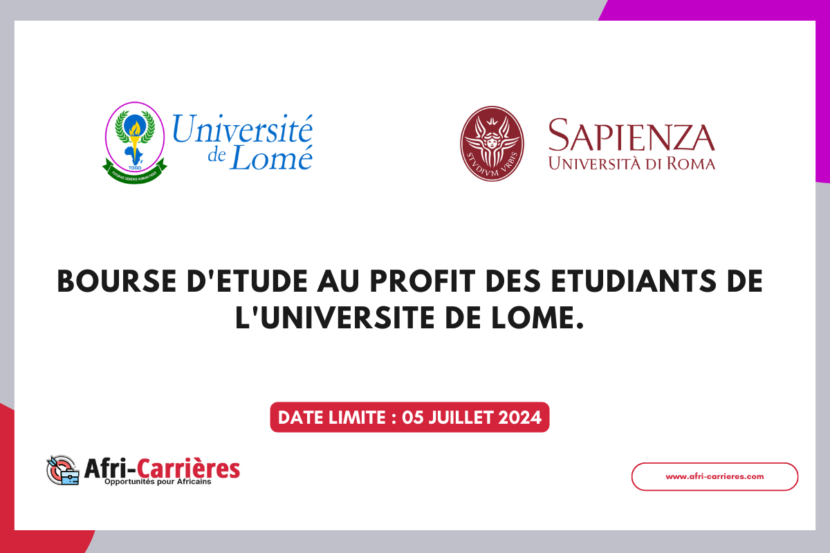 Bourse de lUniversite de Sapienza en Italie