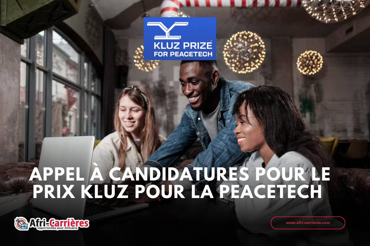 Appel a candidatures pour le Prix Kluz pour la PeaceTech 2024