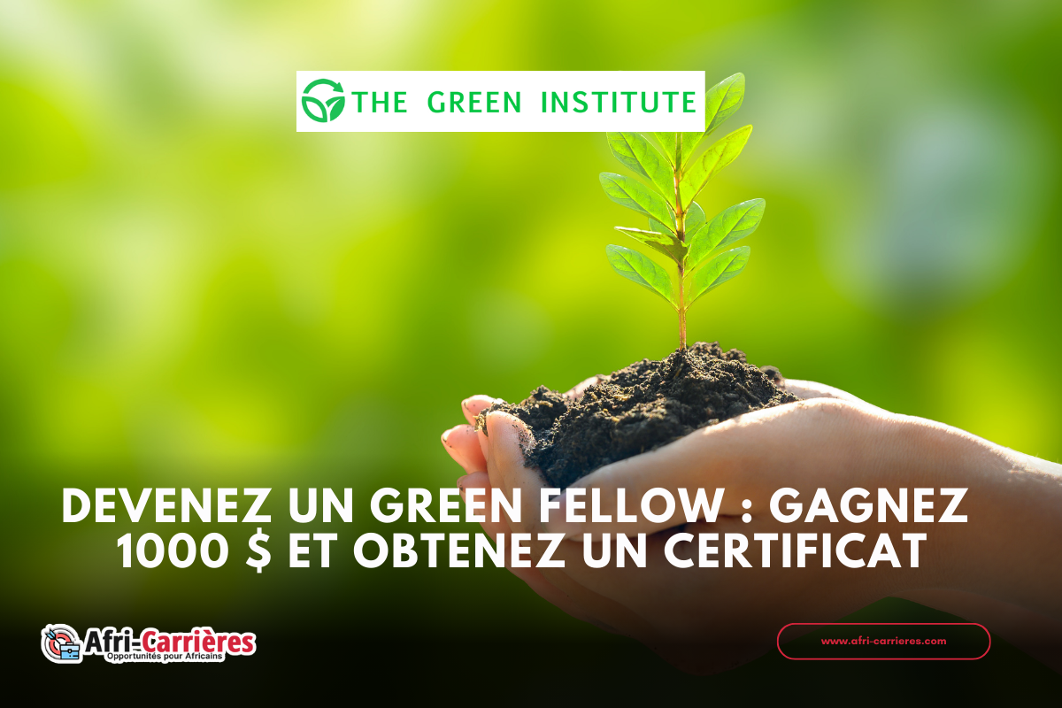 Participez au programme Green Fellows et gagnez 1 000