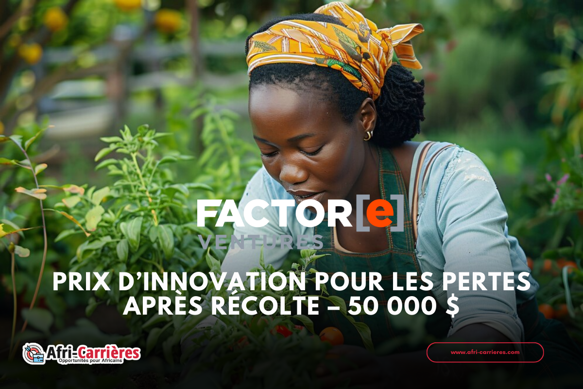 Prix dinnovation pour les pertes apres recolte – 50 000