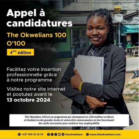 Appel a candidatures Initiative The Okwelians 100