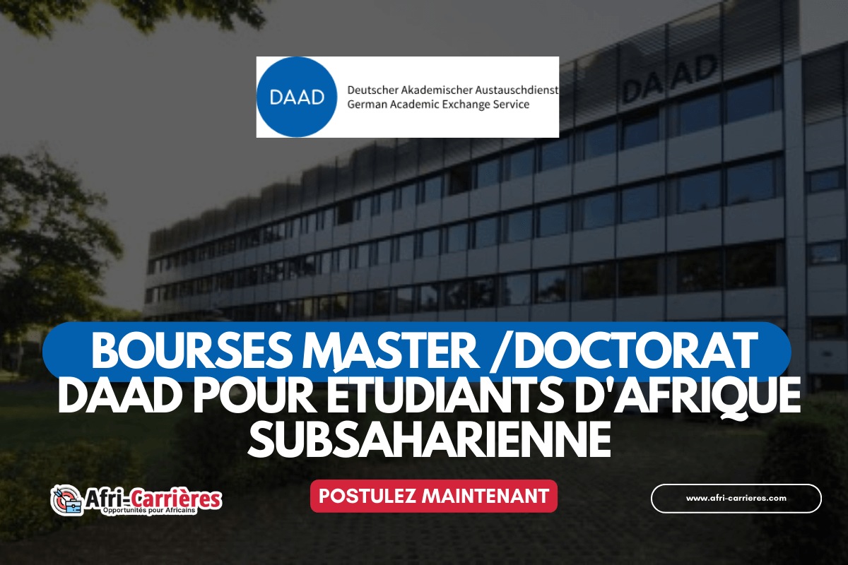 Programme de bourses de master et doctorat DAAD 1