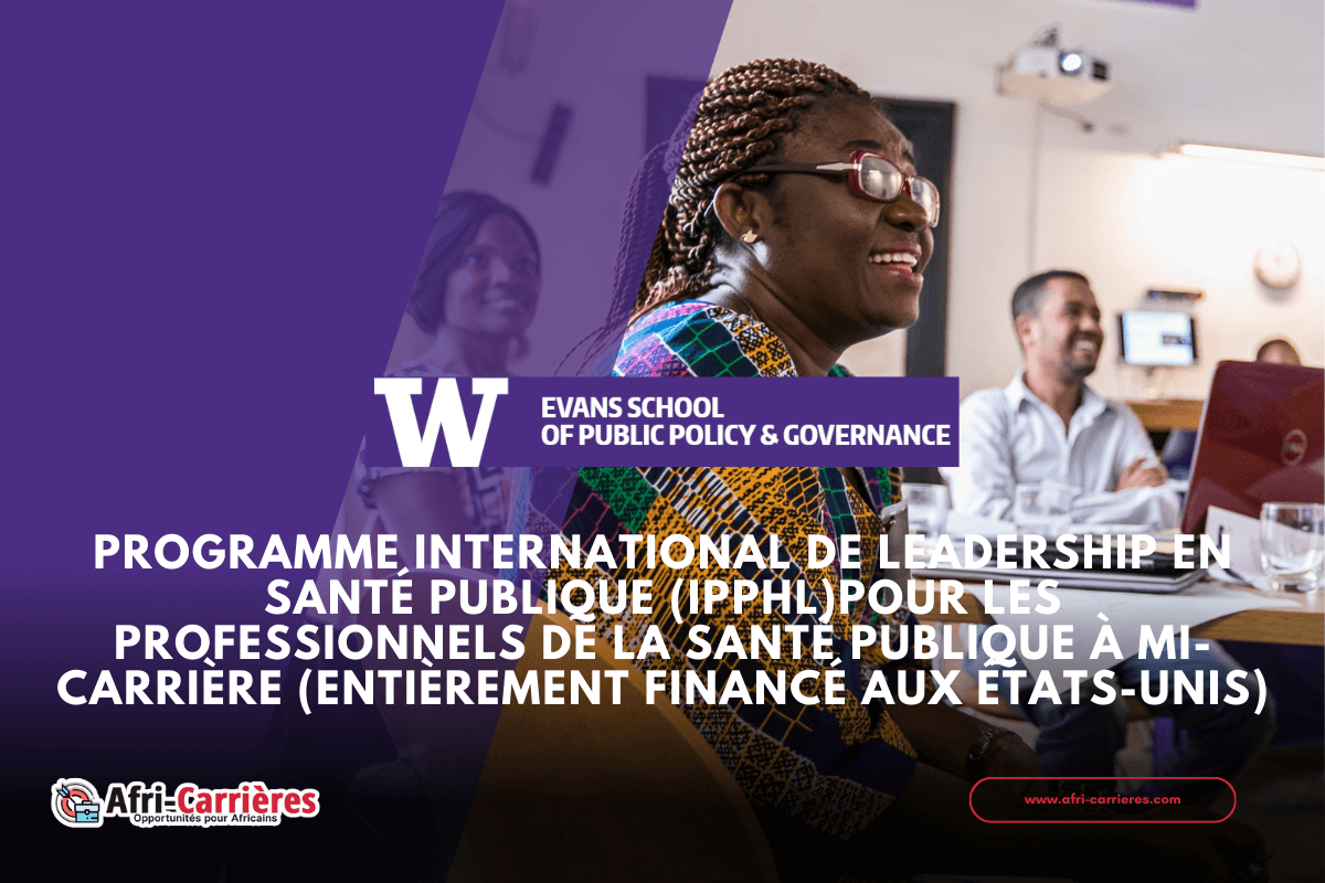 Programme international de leadership en sante publique IPPHLpour les professionnels de la sante publique 1