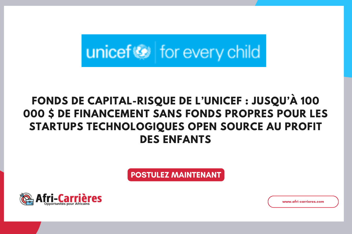 Fonds de capital risque de lUNICEF