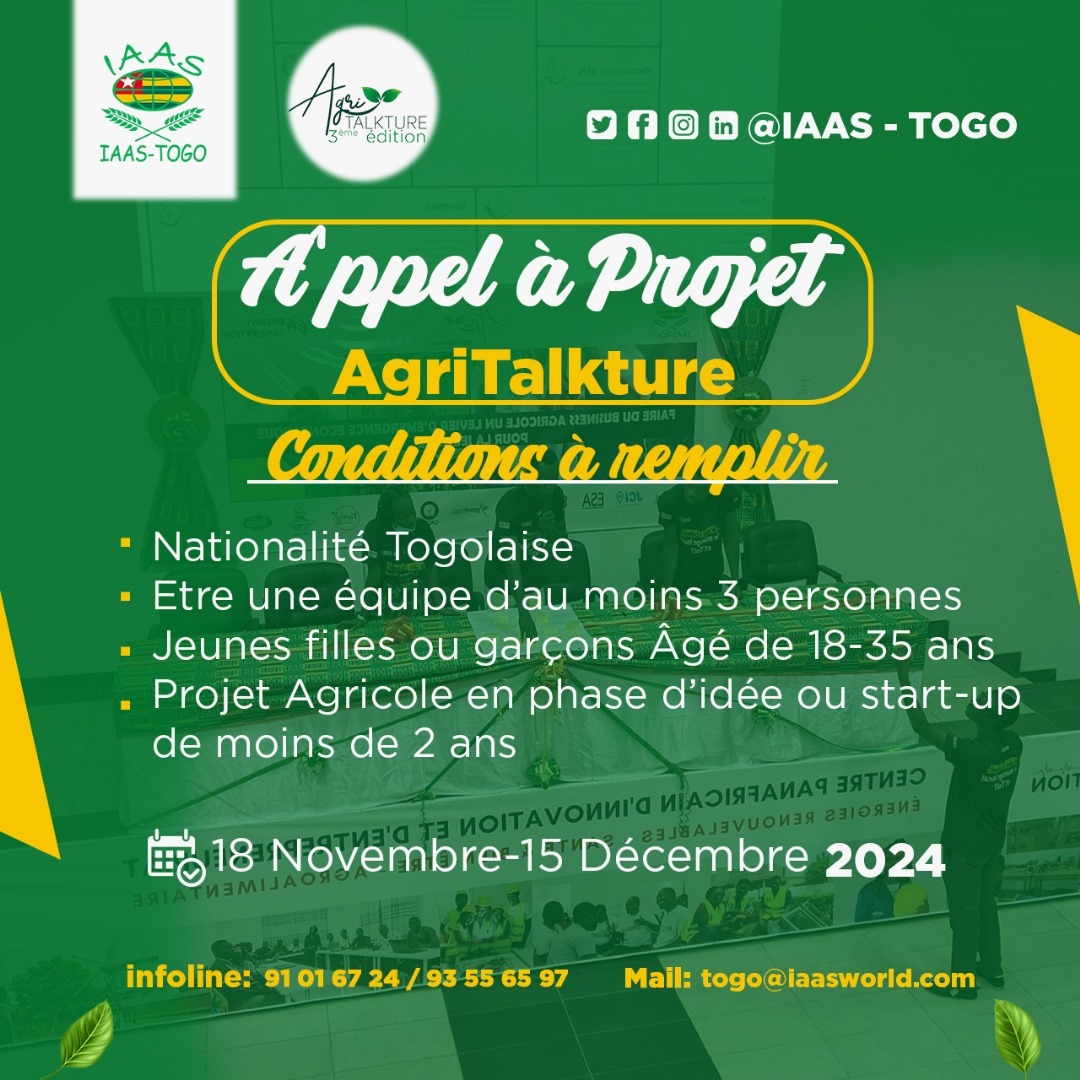 Appel a candidatures pour le Challenge AgriTalkture 2024