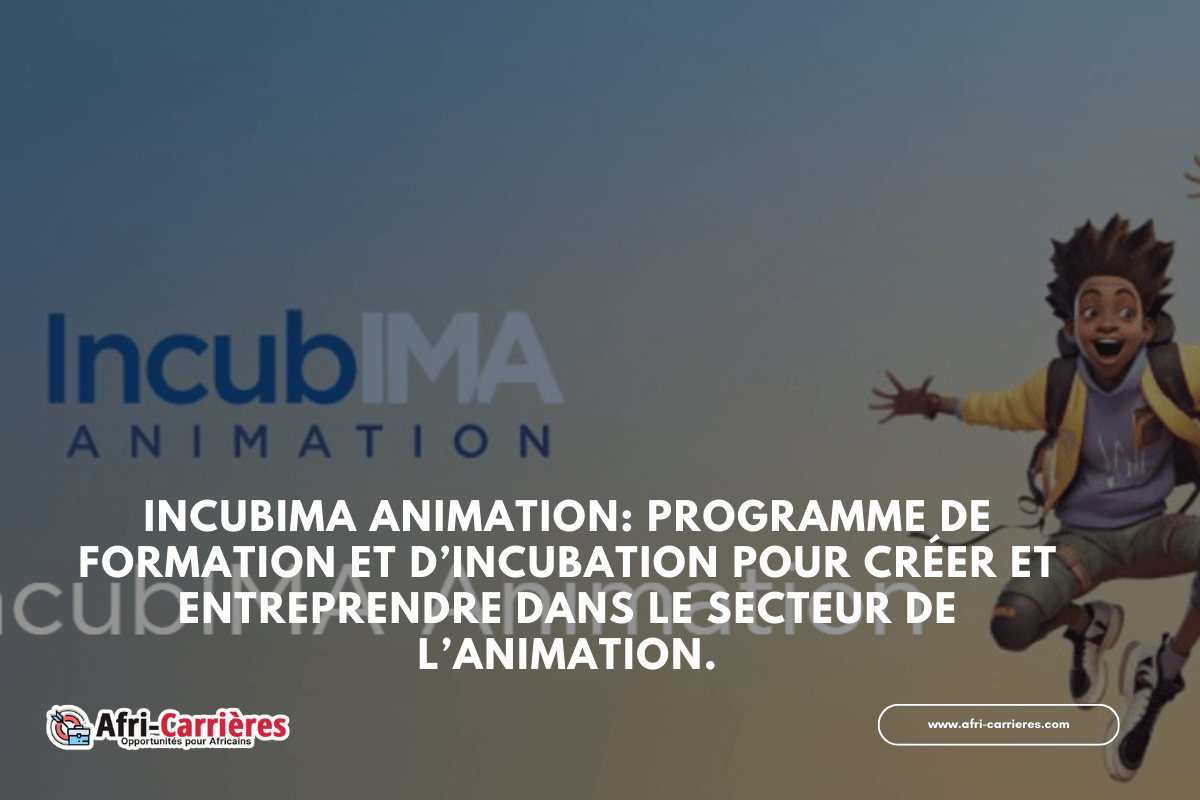 IncubIMA ANIMATION Programme de formation et dincubation en animation