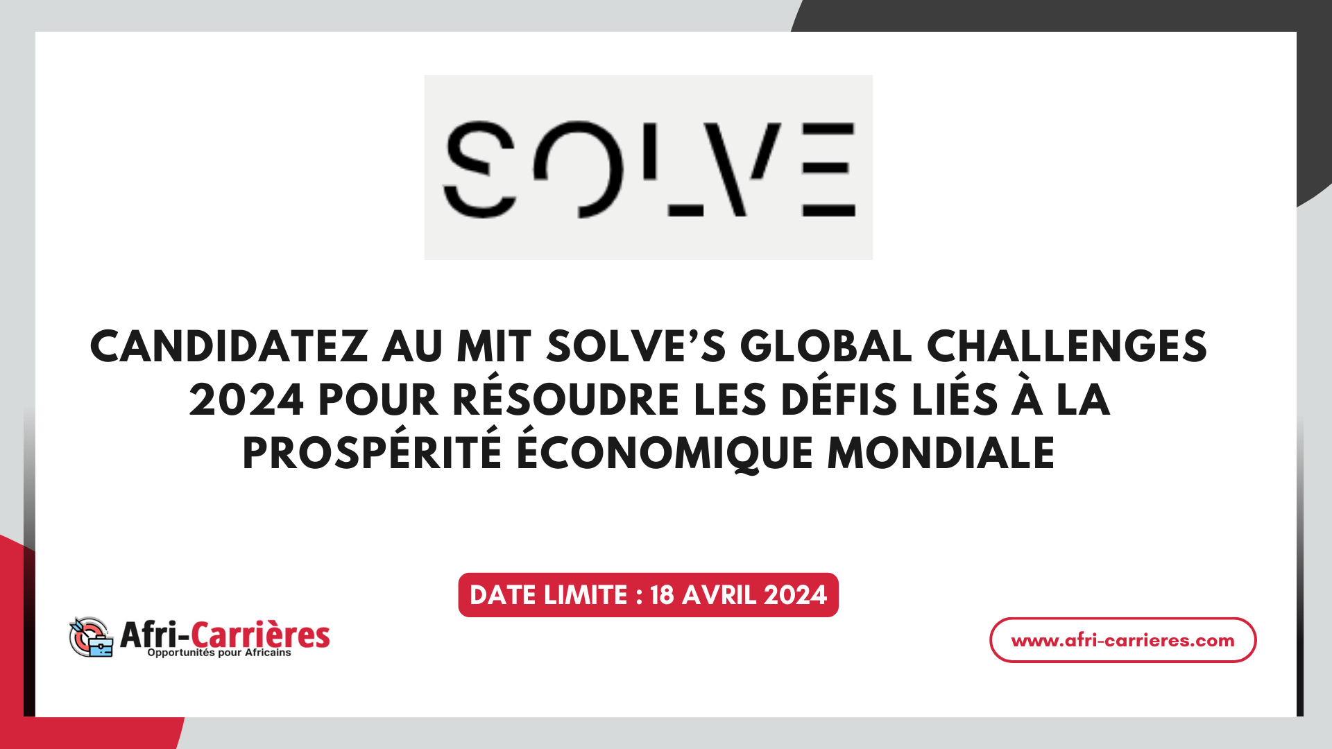 MIT Solves Global Challenges