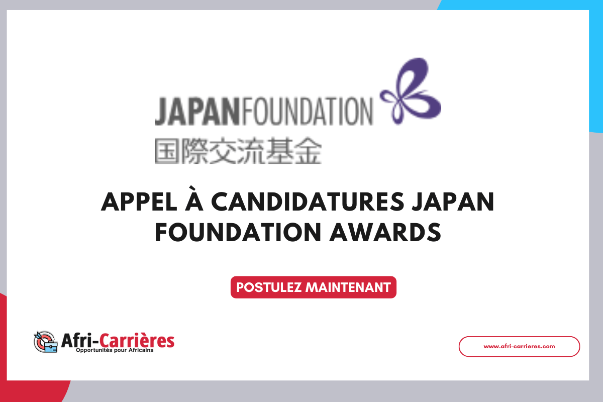Appel a candidatures 2025 des Japan Foundation Awards