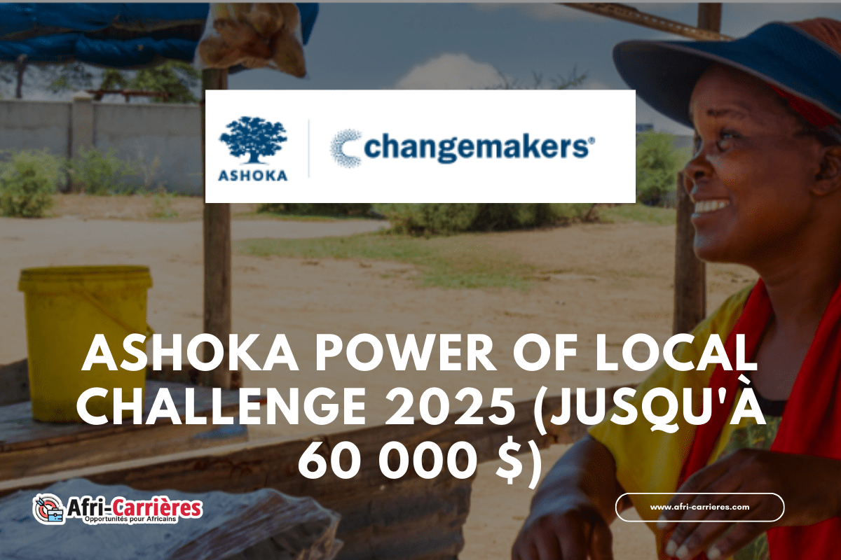 Ashoka Power of Local Challenge 2025 jusqua 60 000