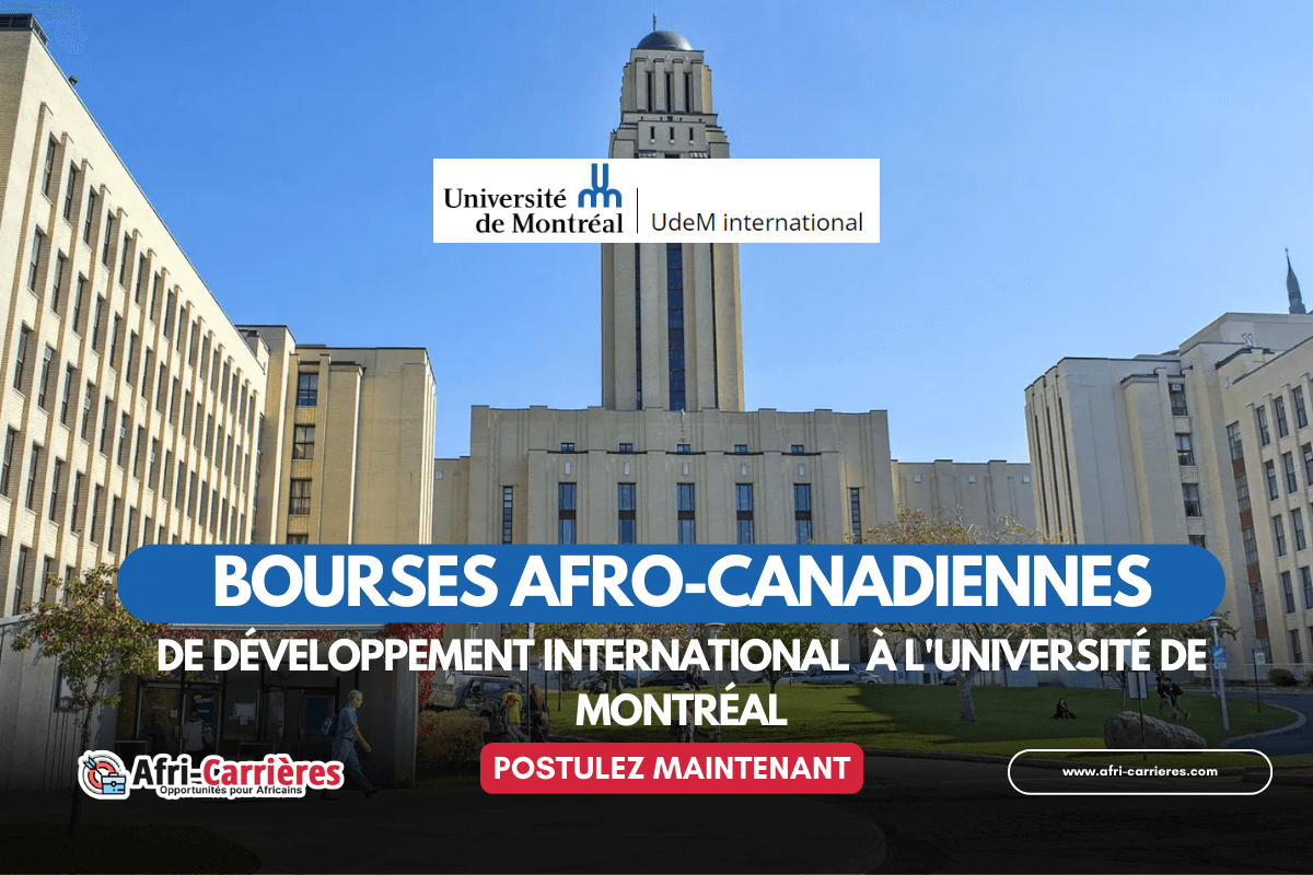 Bourses afro canadiennes de developpement international a lUniversite de Montreal 1