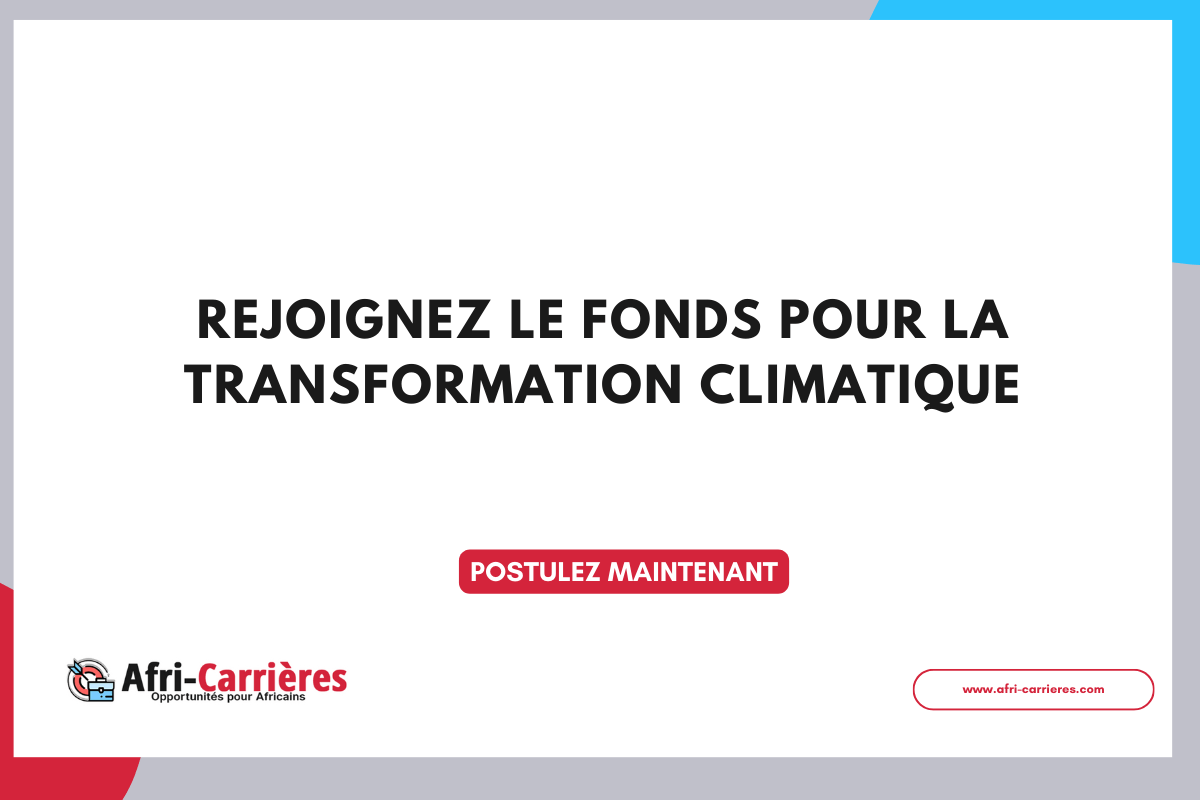 Postulez poiur la Climate Transformation Fund CTF