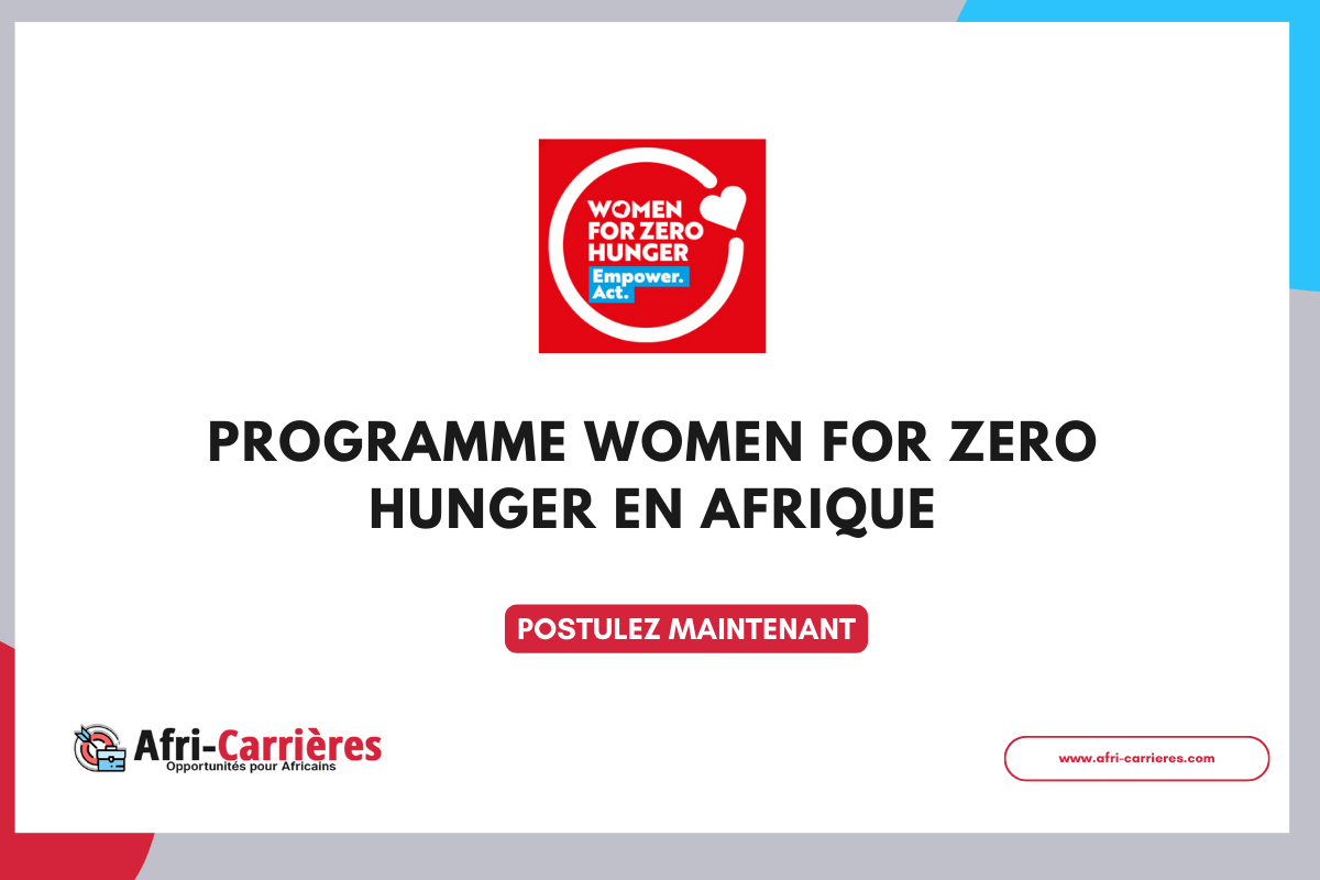 Programme Femmes pour la Faim Zero en Afrique 2025