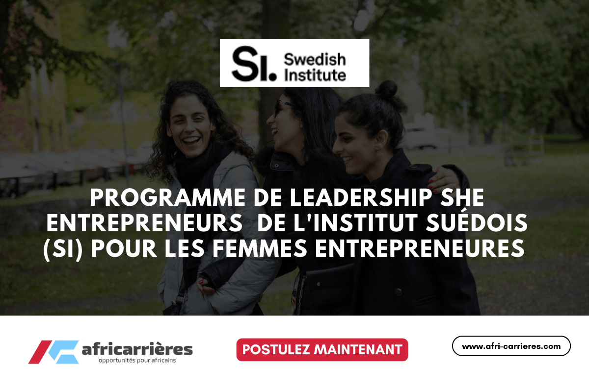 Programme de leadership She Entrepreneurs 2025 de lInstitut suedois SI pour les femmes entrepreneures entierement finance a Stockholm Suede
