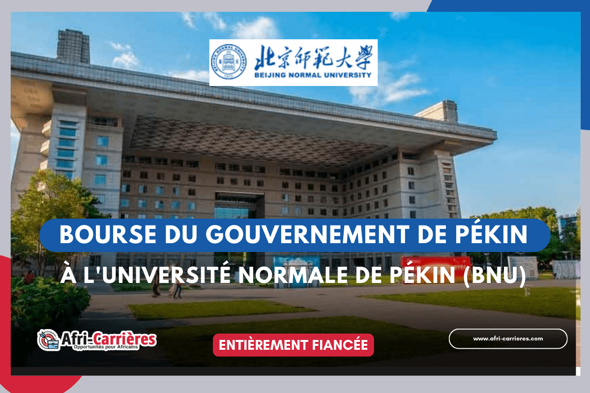 Bourse du gouvernement de Pekin a lUniversite normale de Pekin BNU