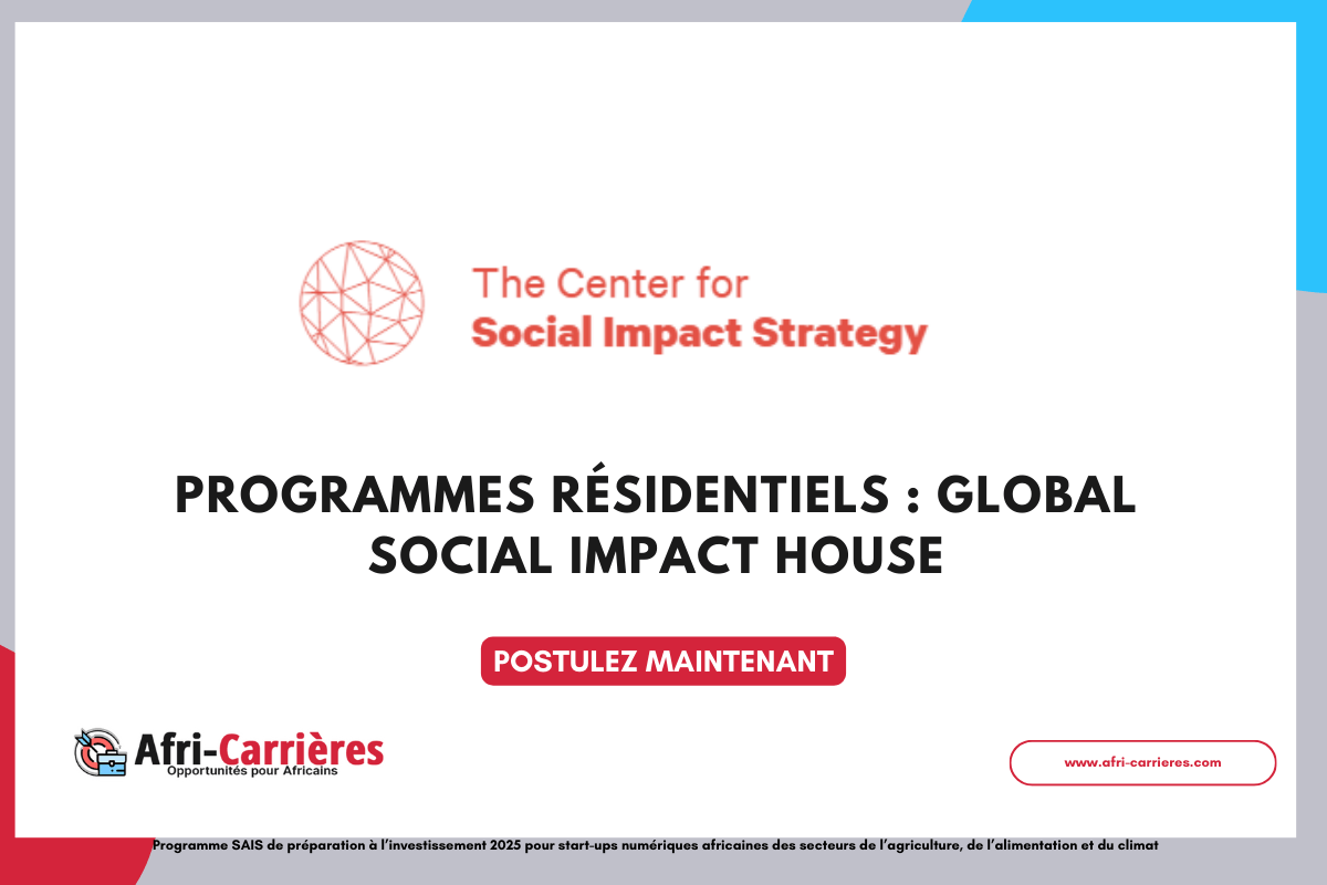 Programmes residentiels Global Social Impact House