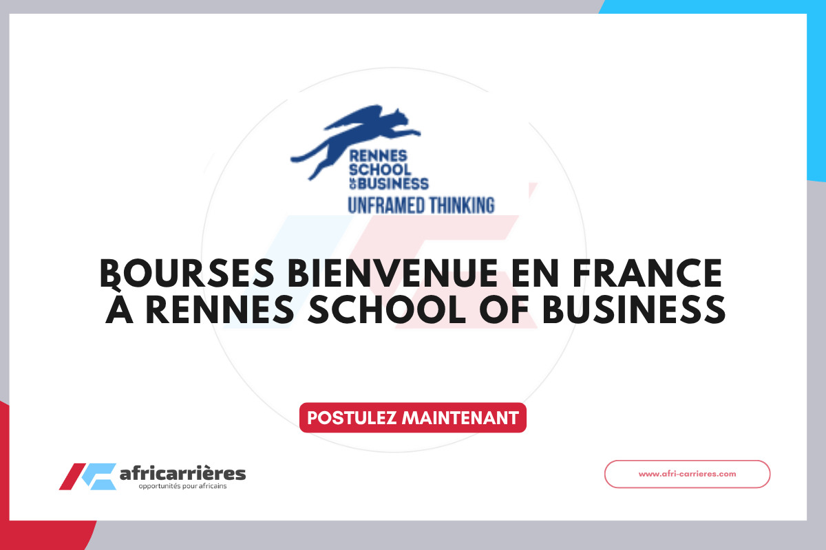 Bourses Bienvenue en France 2026 a Rennes School of Business