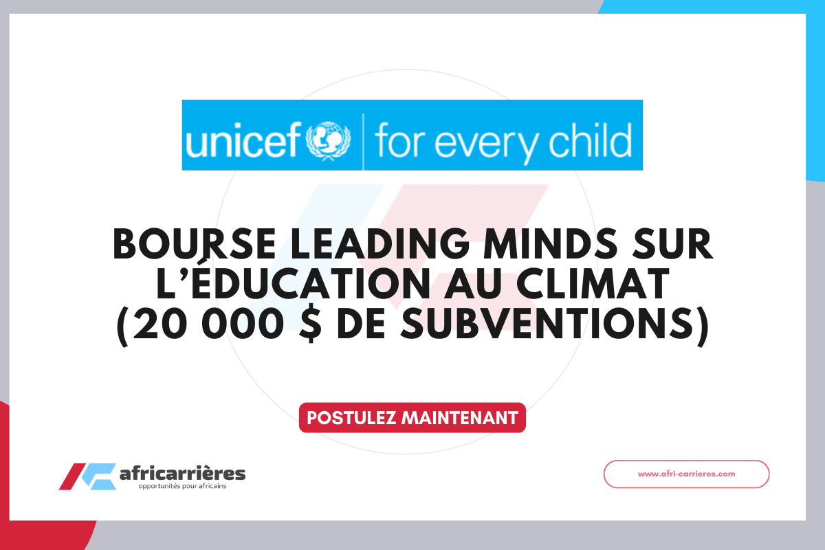 Leading Minds Fellowship 2026 sur leducation au climat