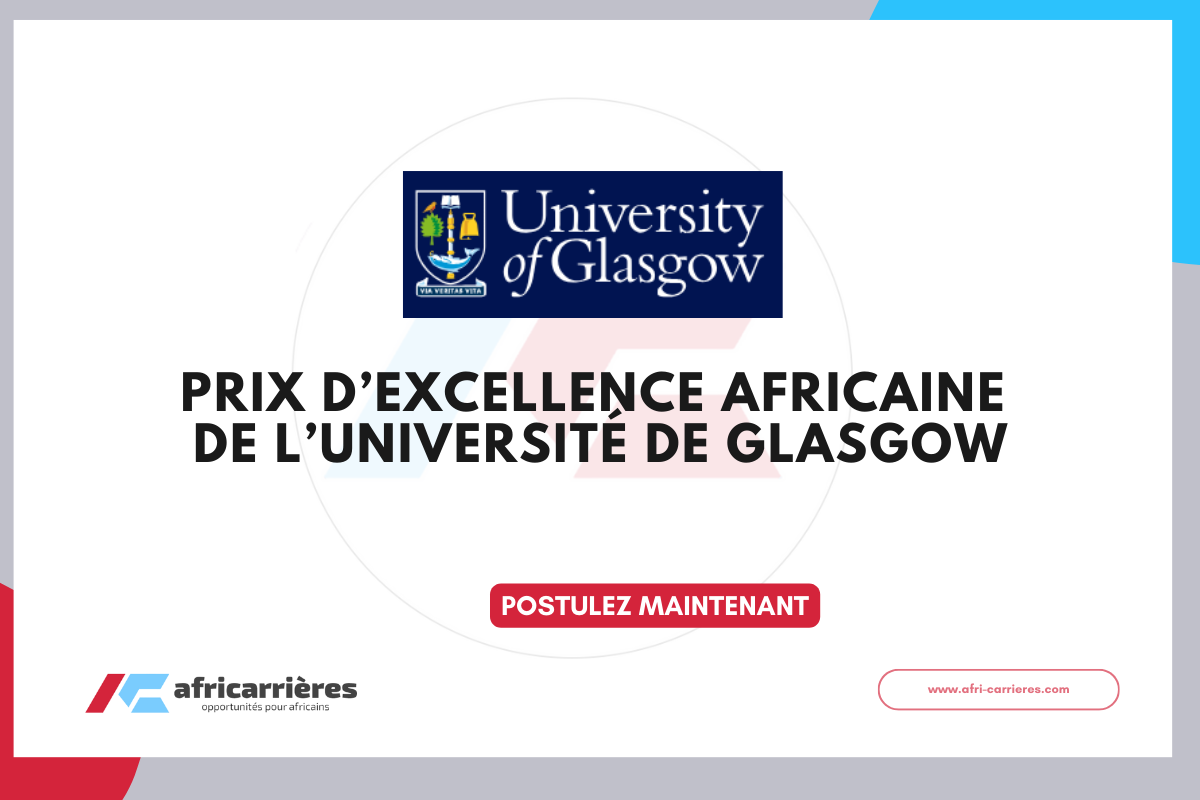 African Excellence Award de lUniversite de Glasgow 2026