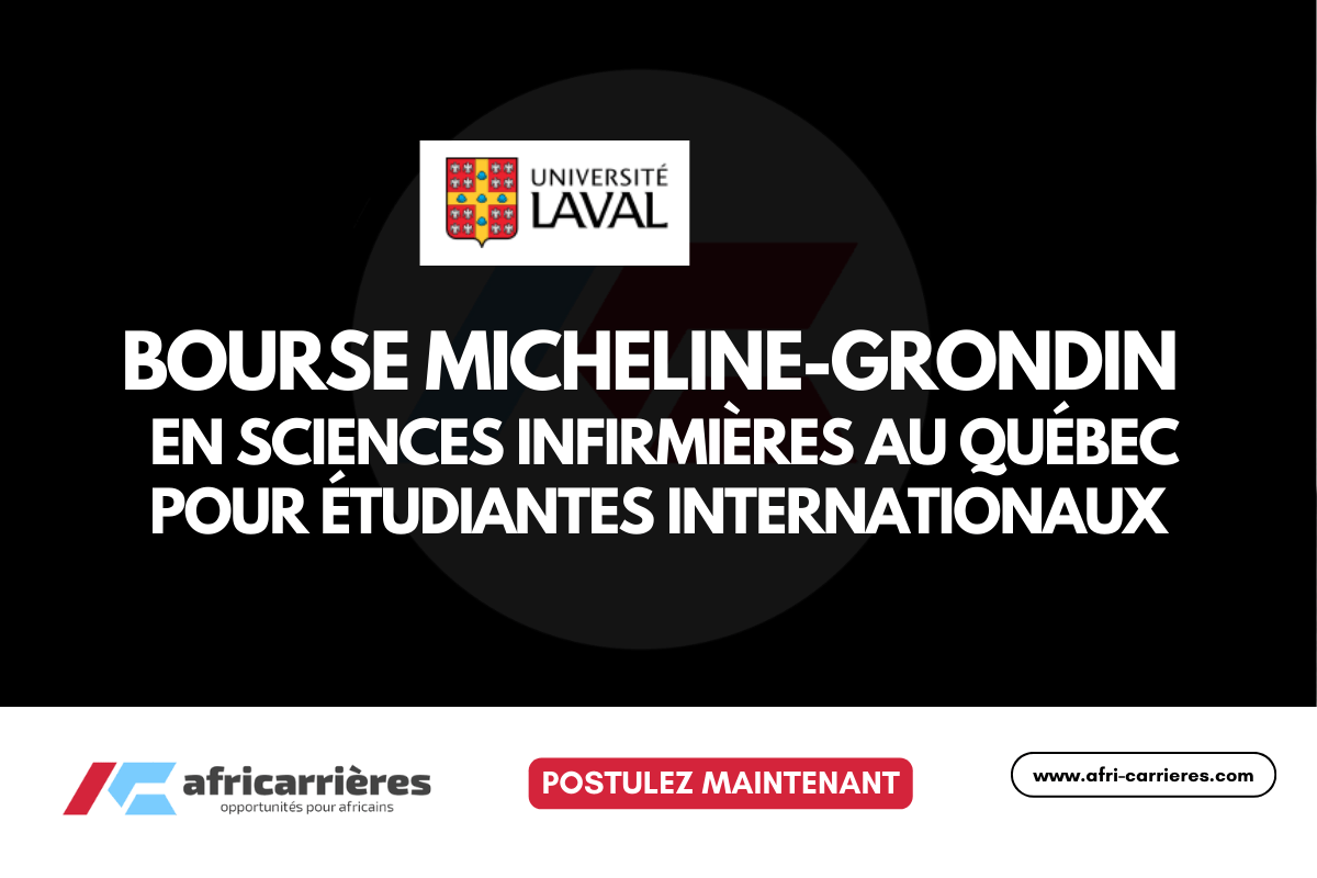 Bourse Micheline Grondin 2026 en Sciences infirmieres au Quebec pour etudiantes