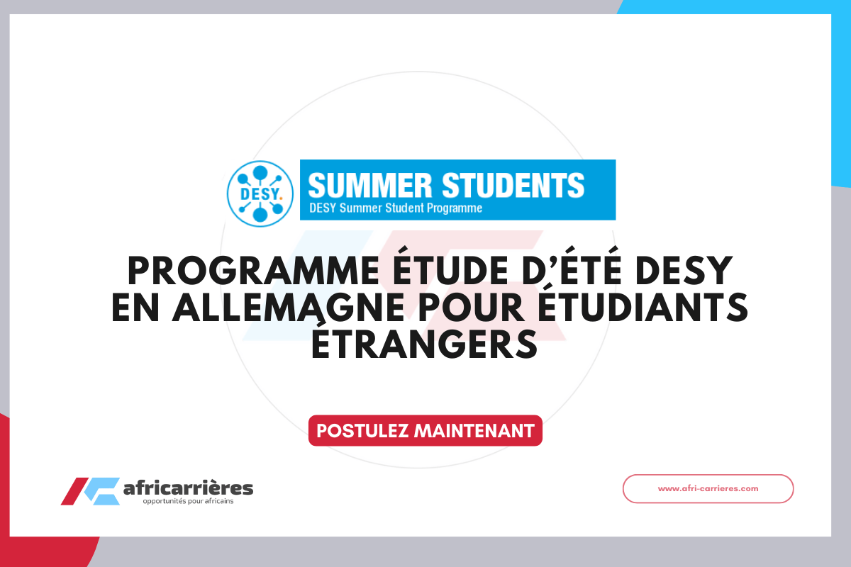 Programme DESY 2026 en Allemagne pour etudiants