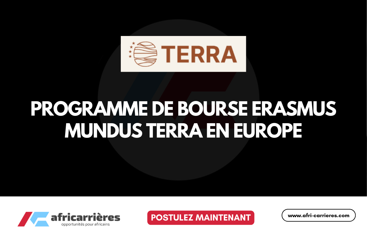 Programme de Bourse Erasmus Mundus Terra 2026 2027 en Europe