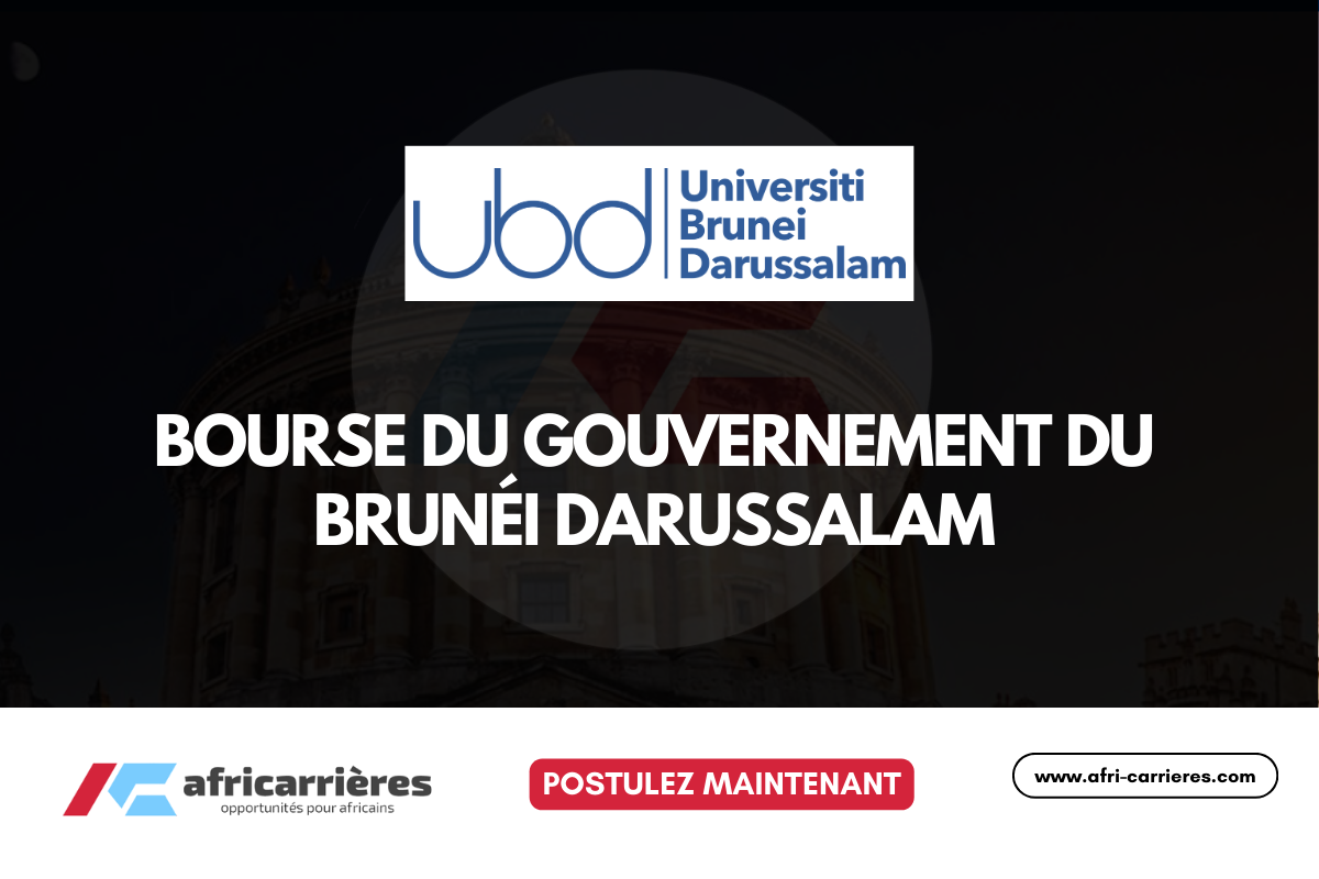 Bourse du Gouvernement du Brunei Darussalam 2026 2027