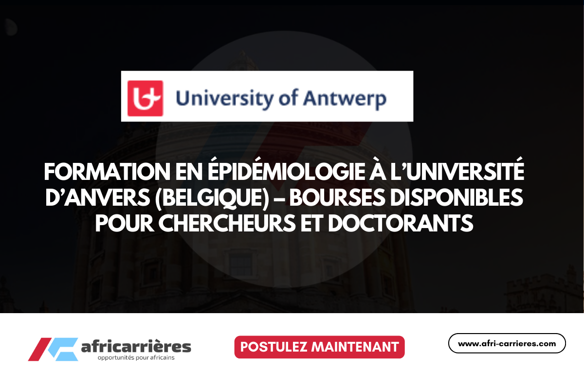 Bourses Epidemiologie 2026 de lUniversite dAnvers pour pour chercheurs et doctorants