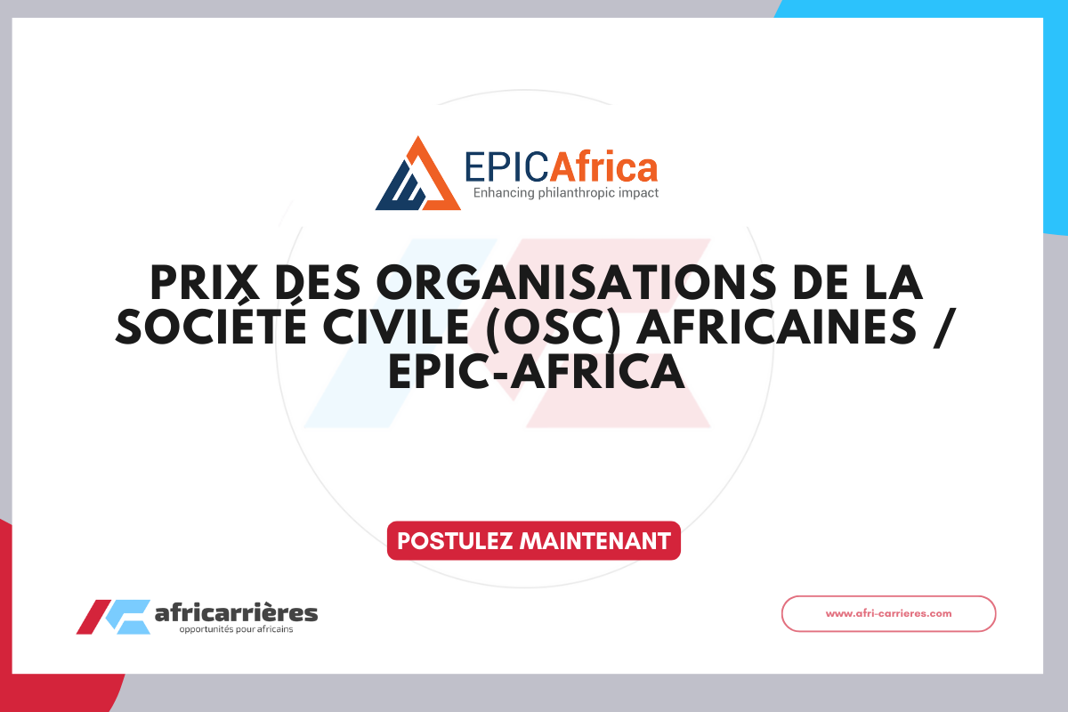 Prix des OSC Africaines 2026 pour organisations et individus