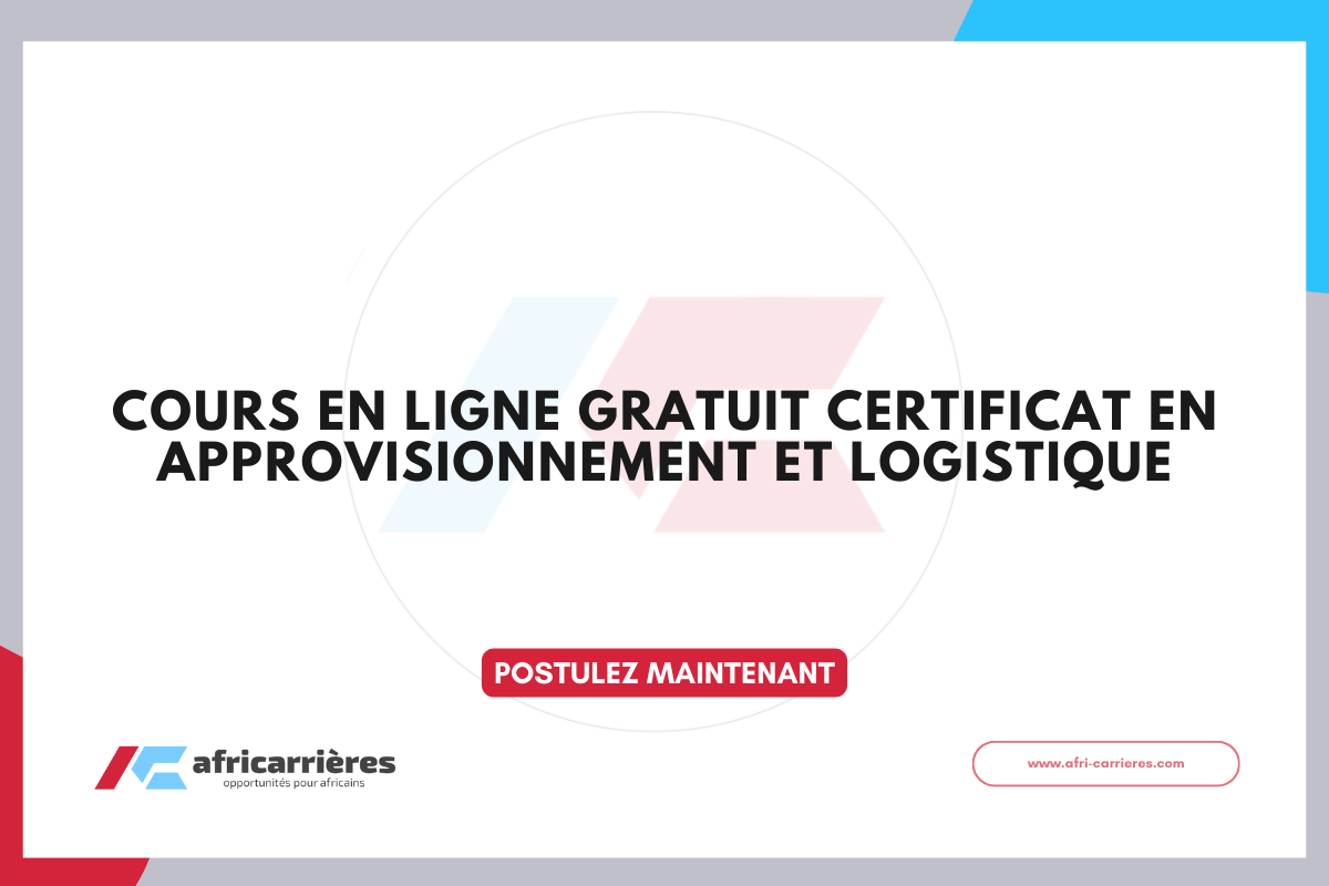 Certificat en Approvisionnement et Logistique