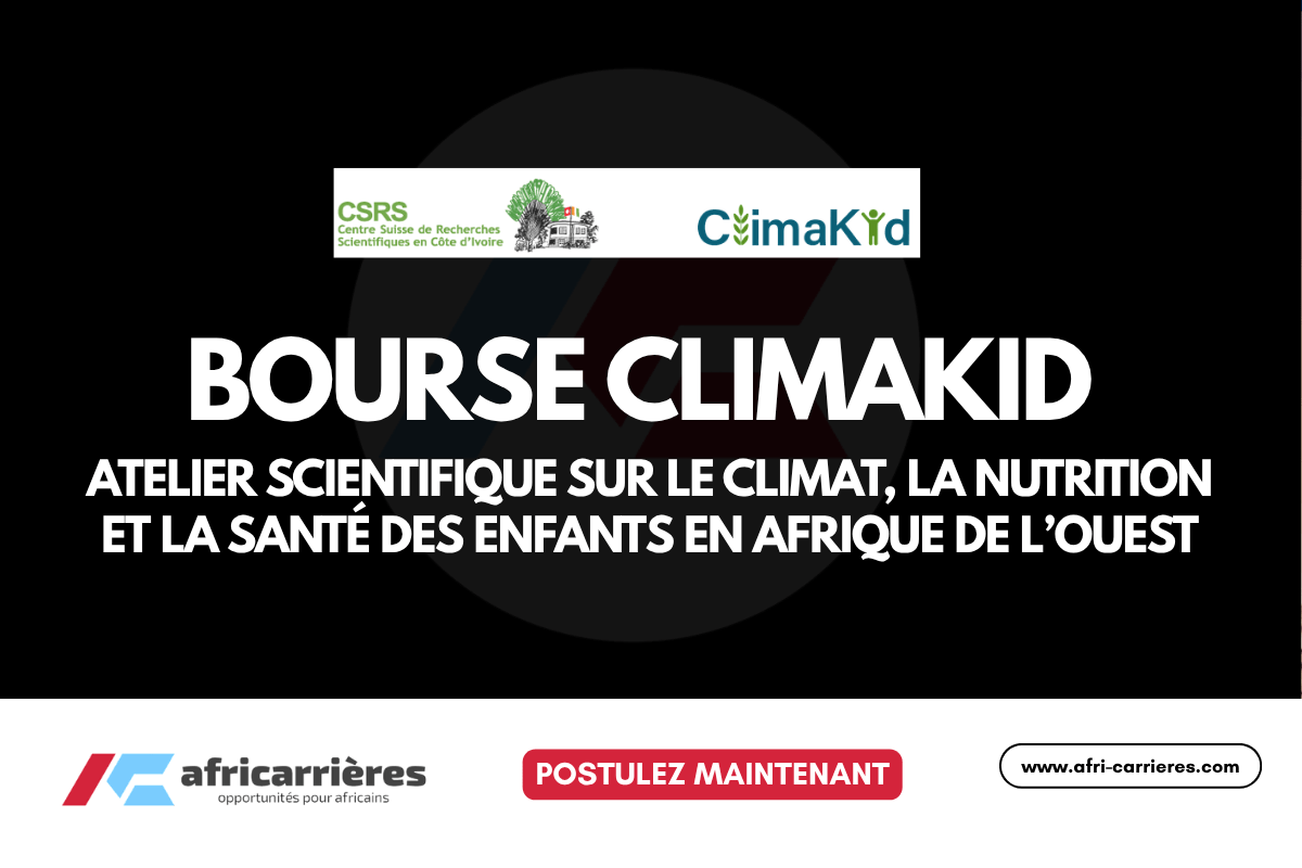 Bourse ClimaKid Atelier scientifique sur le climat la nutrition et la sante des enfants en Afrique de lOuest