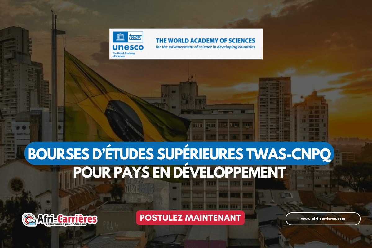 programme bourses TWAS CNPq 2025 pour pays en developpement
