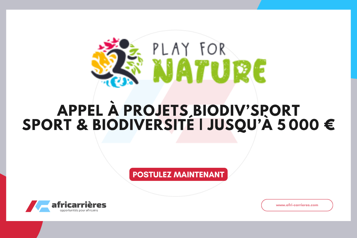 Appel a projets BiodivSport 2026 Sport Biodiversite Jusqua 5 000 E