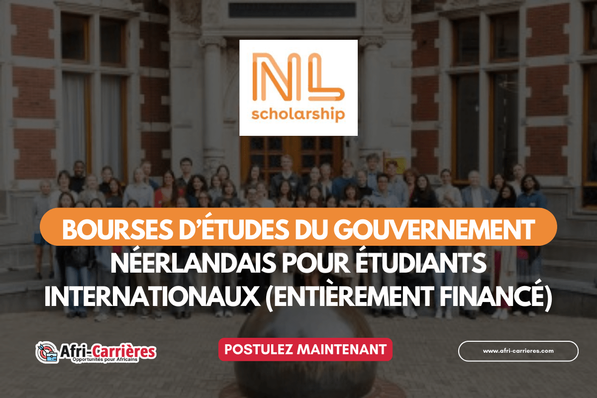Bourses du gouvernement neerlandais 2025 2026 au Pays Bas