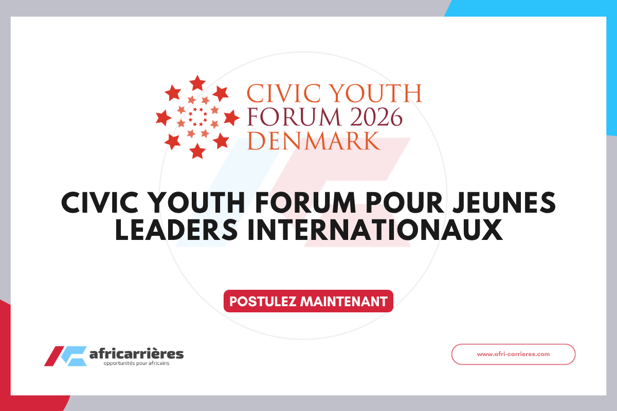 Civic Youth Forum 2026 a Copenhague pour jeunes leaders