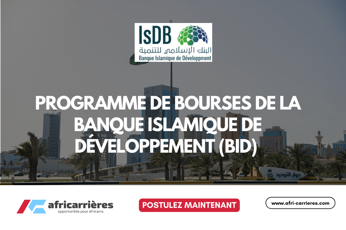 Programme de bourses de la Banque Islamique de Developpement BID 2025 2026 BIsD