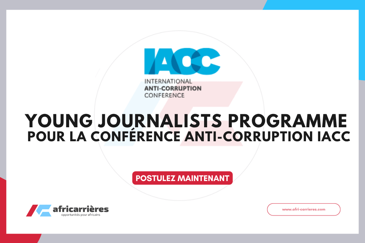 Young Journalists Programme 2026 pour la conference anti corruption IACC