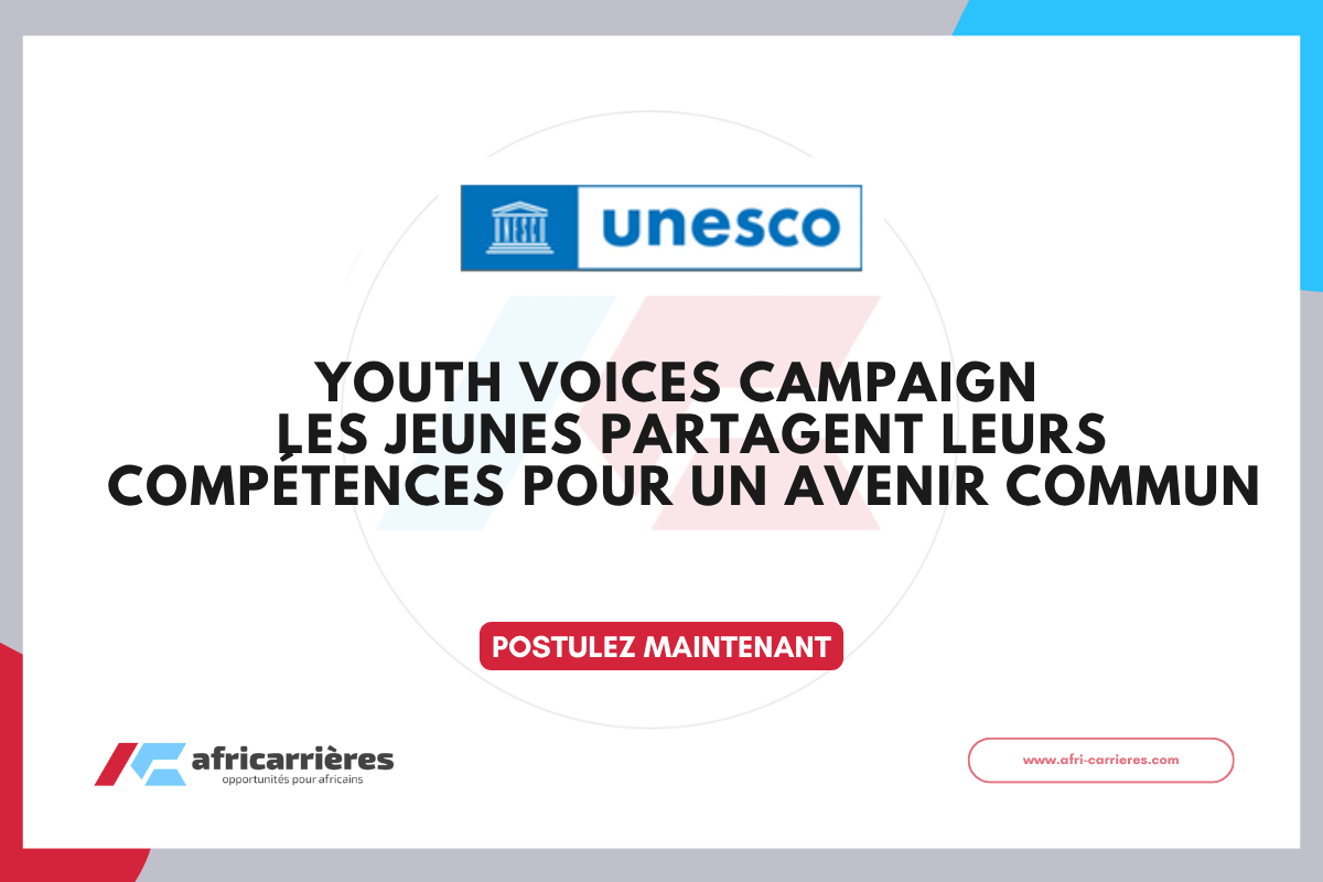 Youth Voices Campaign 2026 Les jeunes partagent leurs competences pour un avenir commun