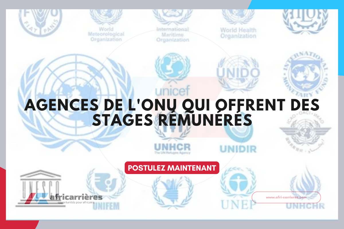 agences de lONU qui offrent des stages remuneres