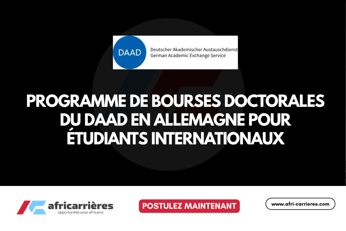 programme de bourses doctorales du DAAD en allemagne pour etudiants internationaux 2026
