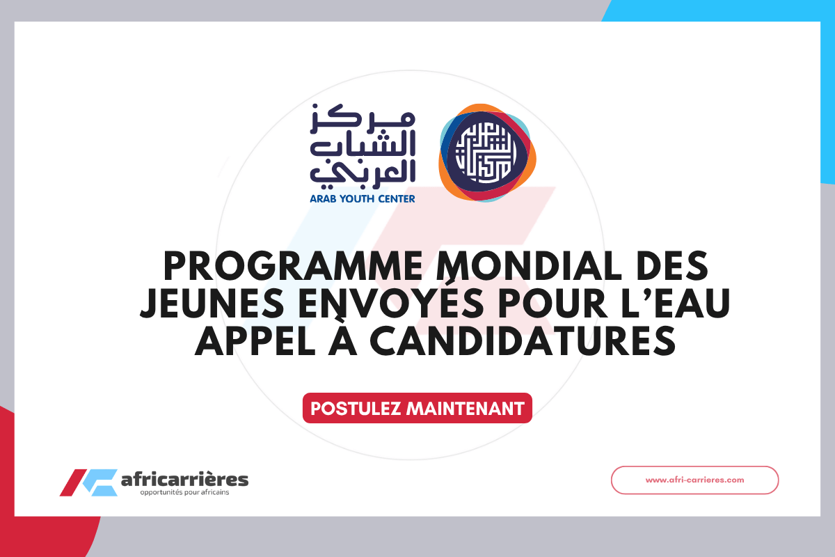 Appel a candidatures Global Youth Water Envoys Program 2026