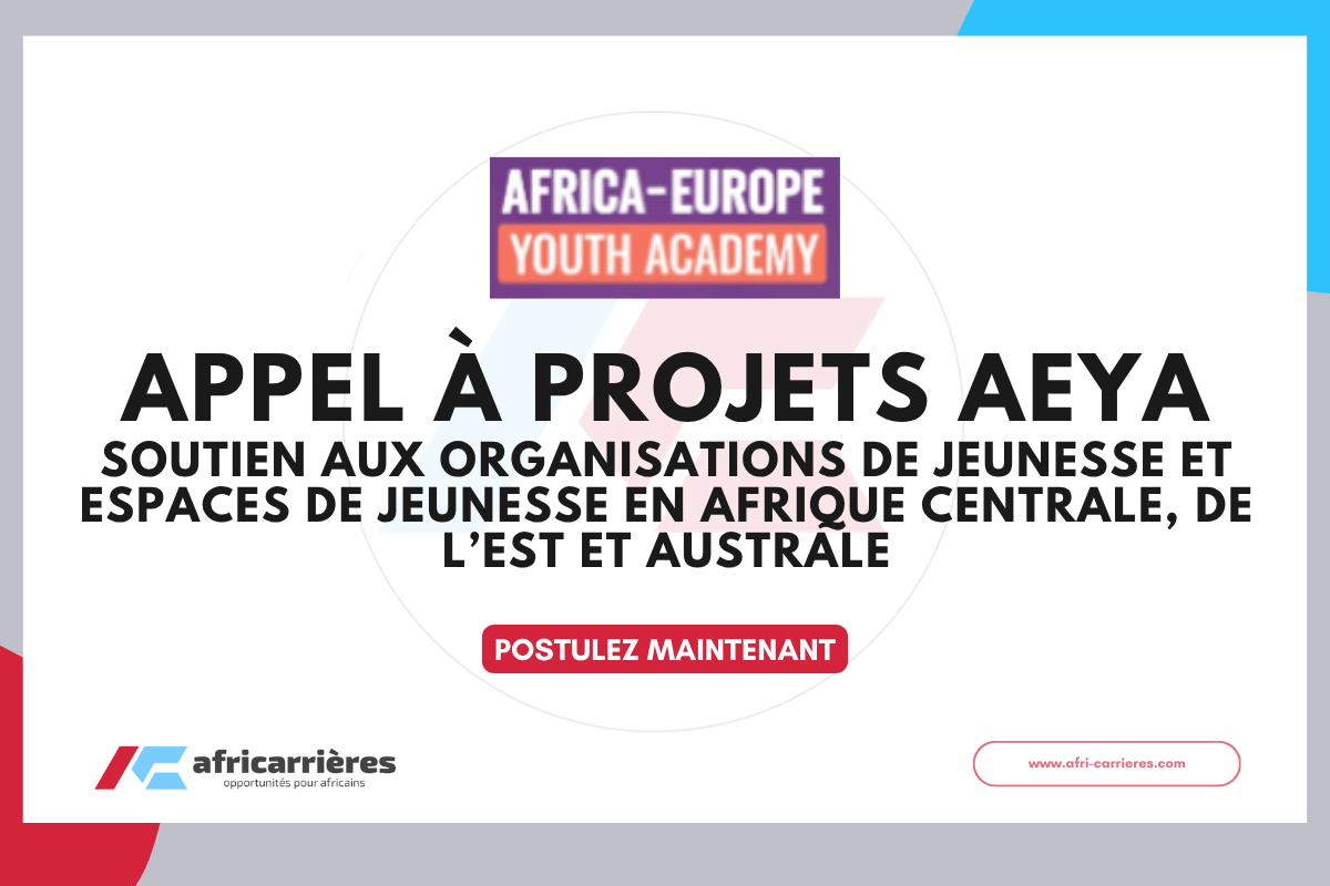 Appel a projets AEYA 2026 – Espaces de Jeunesse en Afrique de lOuest 1