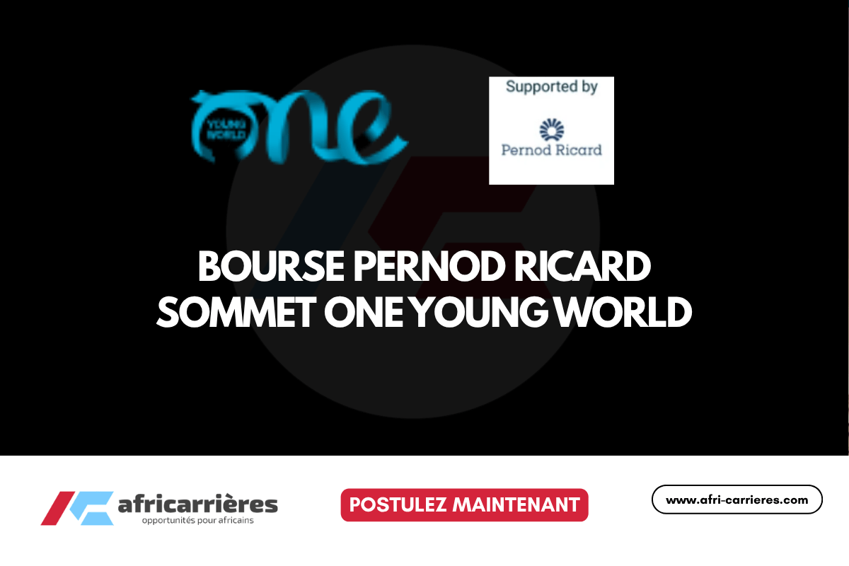 Bourse Pernod Ricard 2026 Sommet One Young World a Cape Town Financee