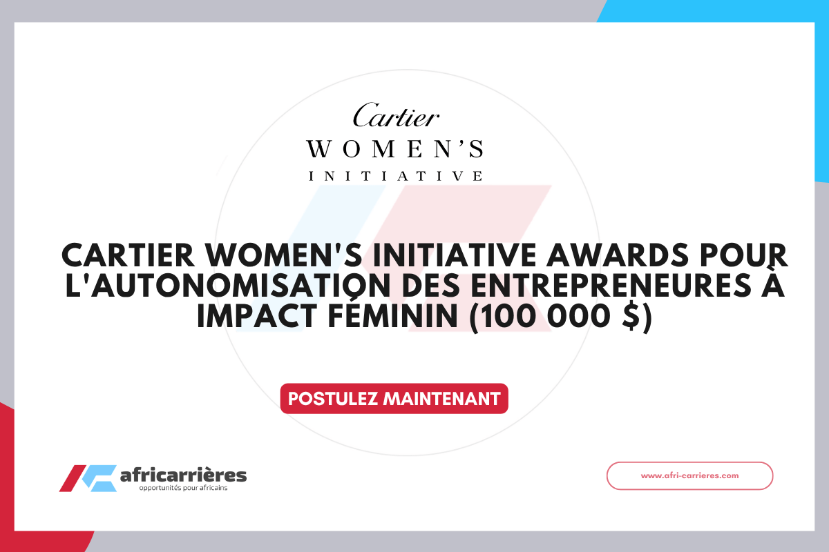 Cartier Womens Initiative Awards 2026 pour femmes entrepreneures