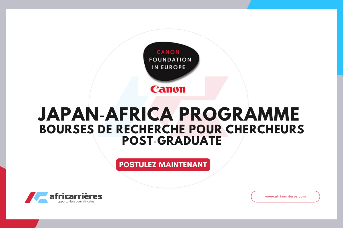 Japan‑Africa Programme 2027 Bourses de recherche pour chercheurs post‑graduate