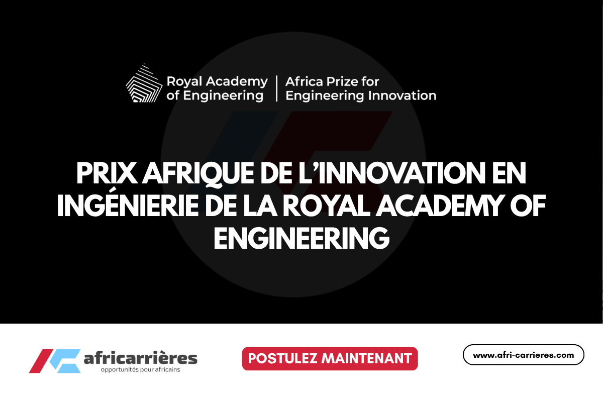 Prix Afrique 2027 de linnovation en ingenierie de la Royal Academy of Engineering